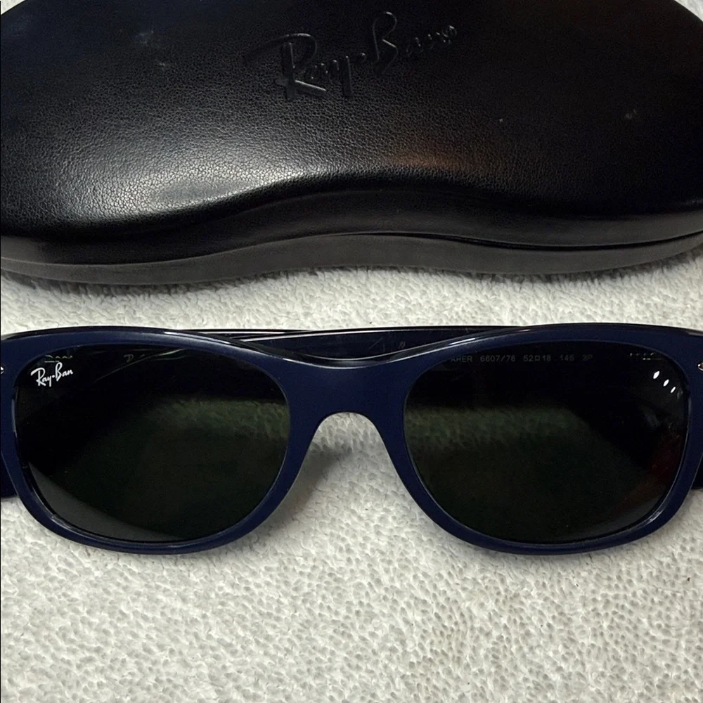 Ray Ban Italy RB2132 New Wayfarer 52[]18 145 3P Blue Sunglasses